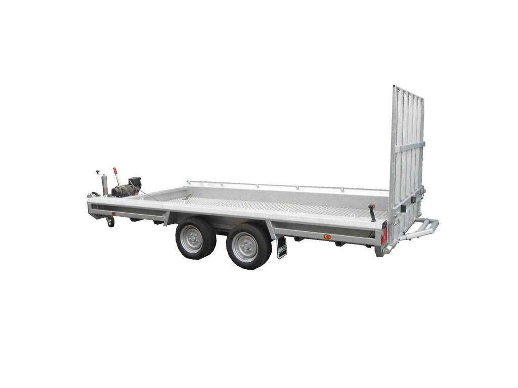 Porte Engin - 3500 KG - 3,94 M - Double essieux - Avec pont