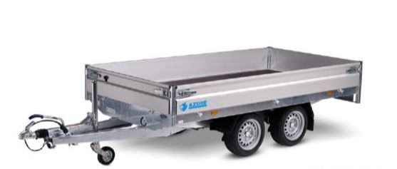 Remorque - 3500 KG - 3,30 M - Double essieux
