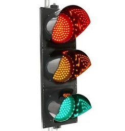 Paire de feux tricolores - LED - Batterie 12 V